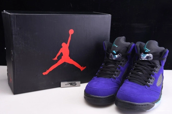 Rep MAX 136027-500 Retro Air Jordan Alternate 5 Grape 0715